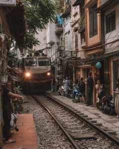 Train Hanoi Vietnam