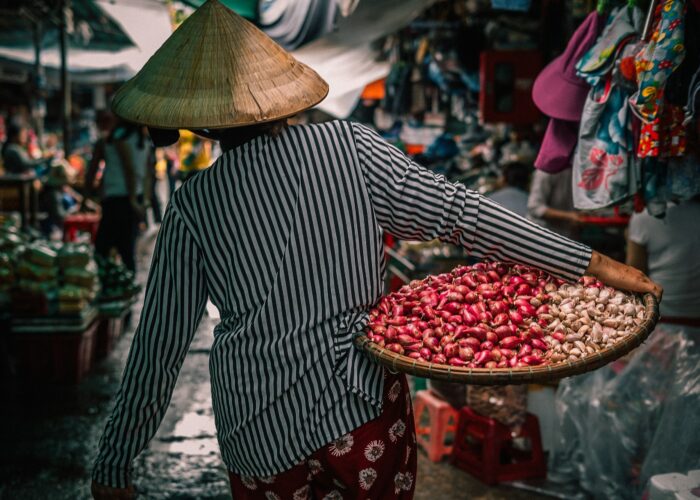 femme marché vietnam